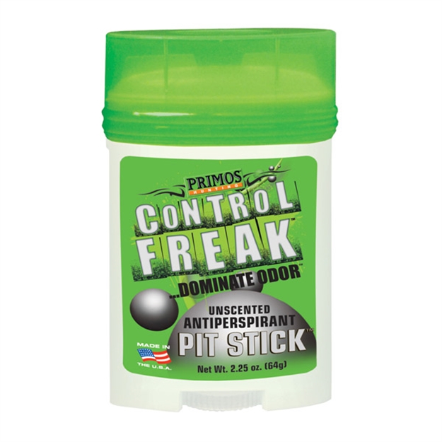 Picture of Primos Control Freak Pit Stick Unscented Deodorant Antiperspirant, 2.25Oz
