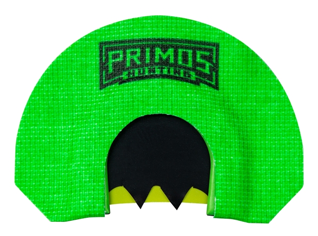 Picture of  Primos Ps1263 The Deborah  Diaphragm Call Triple Reed Turkey Hen Sounds Green Plastic