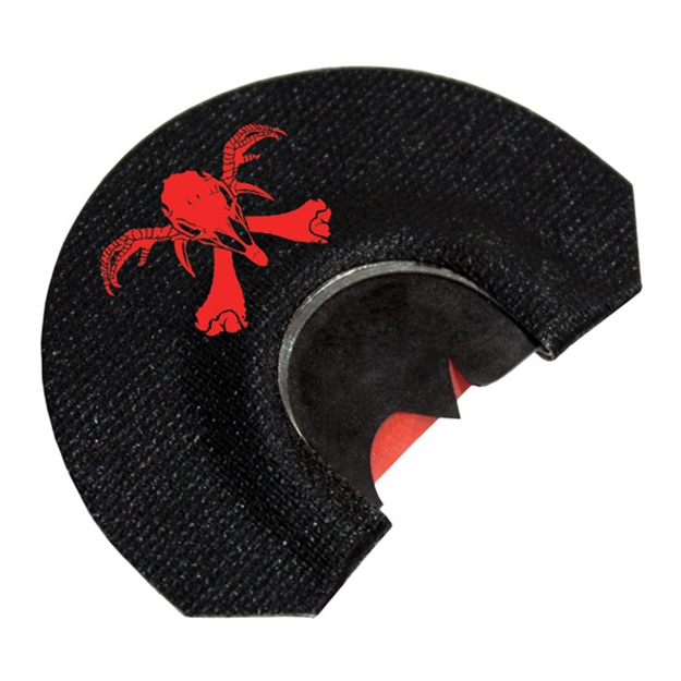 Picture of  Primos Ps1246 Hook Hunter Long Diaphragm Call Double Reed Attracts Turkey Species Black