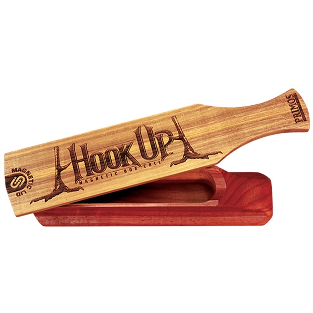 Picture of  Primos 259 Hook UP Magnetic Box Call Attracts Turkeys Natural Wood