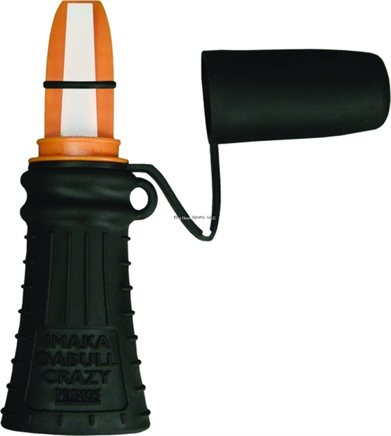 Picture of Primos Imaka DA Bullcrazy Elk Call, Close Range, Orange
