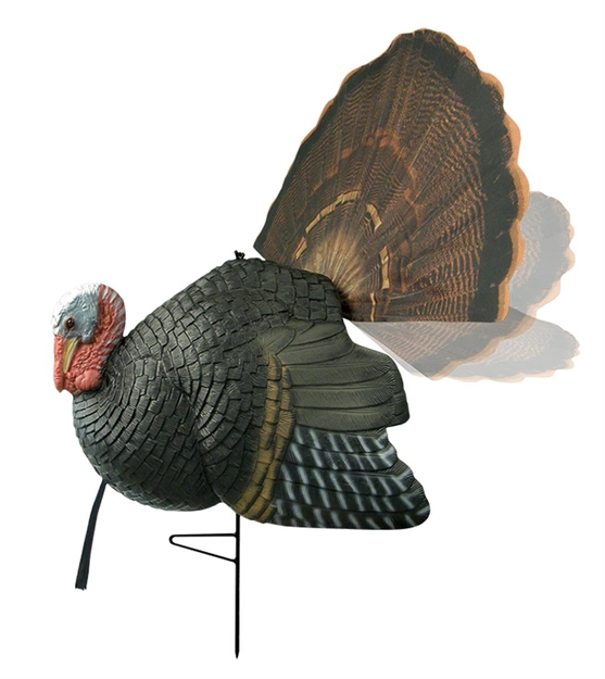 Picture of Primos Killer B Strutting Gobbler Turkey Decoy, B-Mobile Silk Fan & Fan Holder, Carry Bag 69021 010135690212