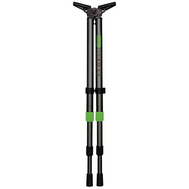 Picture of  Primos 65482 Pole Cat  Shooting Stick, Short, Black Aluminum, 16-38"