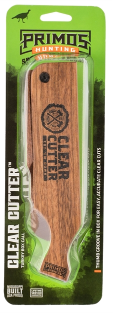Picture of  Primos Ps244 Clear Cutter  Box Call Turkey Hen Sounds Attracts Turkeys Brown Mahogany/Walnut 010135092443