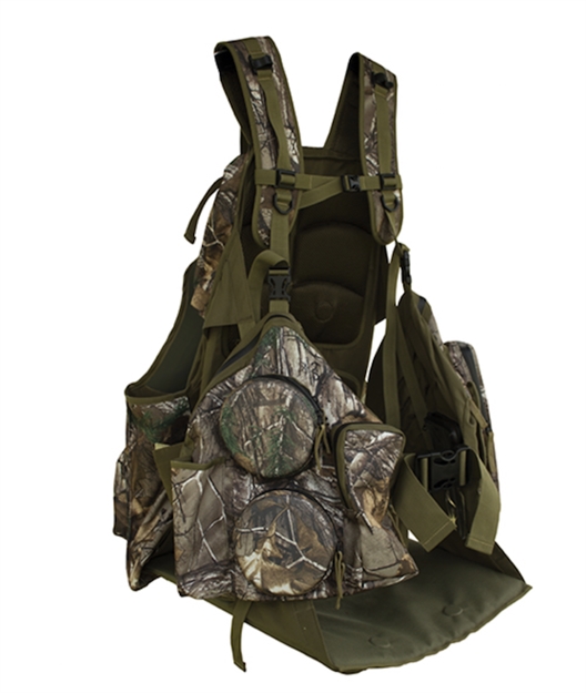 Picture of Primos Rocker Hunting Vest, Fold Down Seat, Molded Call Pockets, M/L Mossy Oak Obsession 65715 010135651756