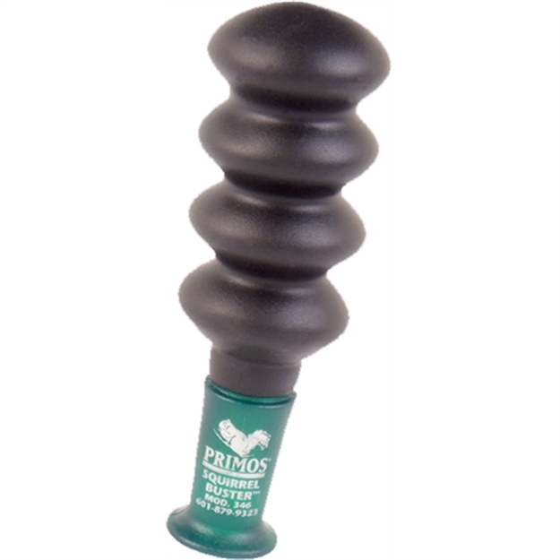 Picture of  Primos 373 Squirrel Buster  Grunter Call Fox/Grey/Young Squirrel Sounds Attracts Squirrels Black Rubber