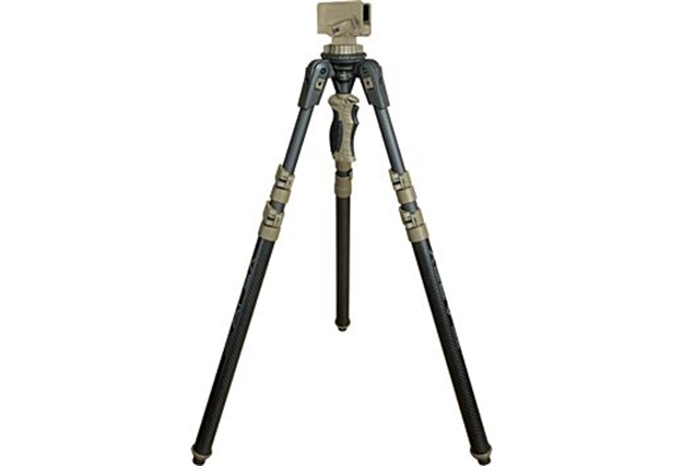 Picture of  Primos 65900 Trigger Stick Apex Tripod Made OF Aluminum With Carbon Fiber/Flat Dark Earth Accent Finish, 28"-62" Vertical Adjustment & Rubber Feet 010135659004
