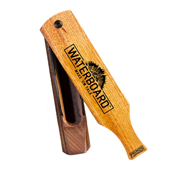Picture of  Primos Ps257 Waterboard  Box Call Turkey Hen Sounds Attracts Turkeys Natural Mahogany