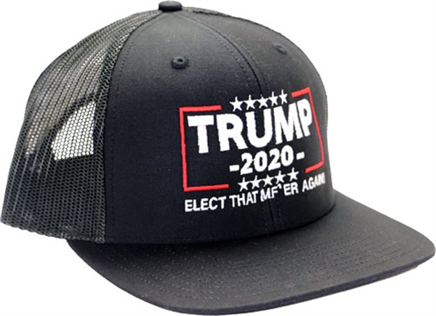 Picture of Printed Kicks Kicks Trump 2020 Elct That Mf'er Again R112 Black<