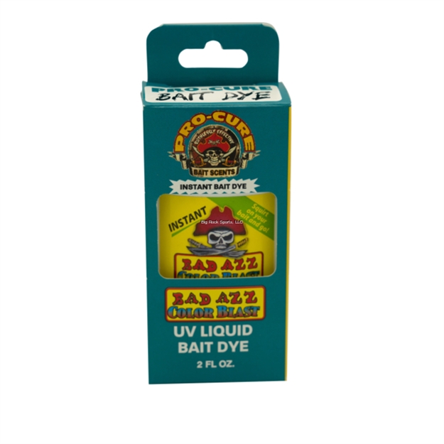 Picture of Pro-Cure Bad Azz Color Blast 2Oz Liquid Bait Dye Chart/Lime