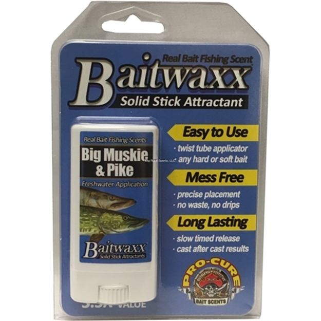 Picture of Pro-Cure Bait Waxx Musky-Pike .55 Oz. Easy Application, Long Lasting, Strong Scents