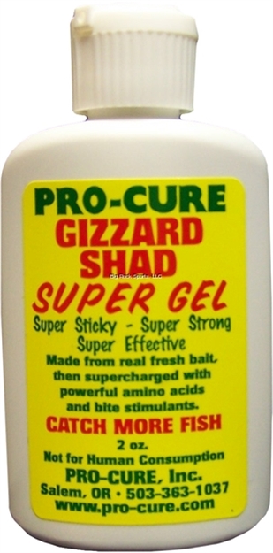Picture of Pro-Cure Super Gel, Gizzard Shad 2Oz