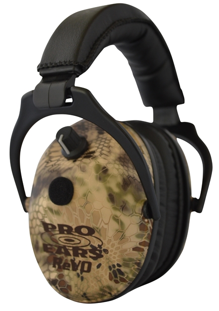Picture of  Pro Ears Er300hi Revo Electronic Muff Polymer 25 DB Over The Head Kryptek Highlander/Black Youth 1 Pair 751710505414