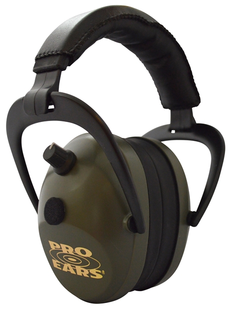 Picture of  Pro Ears Peg2smg Gold II 26 Electronic Muff 26 DB Over The Head Black/Green Adult 1 Pair 751710506671
