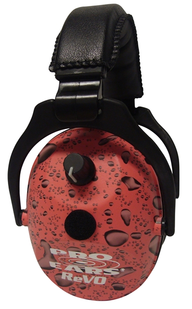Picture of Pro Ears Revo Electronic Ear Muffs - Nrr 25 Pink Rain ER300PR