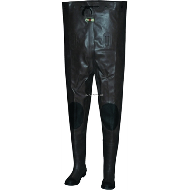 Picture of Pro Line Stream Brn Rubber Chest Wader Blk Knee Pad Insl Sz14 Poly Bag
