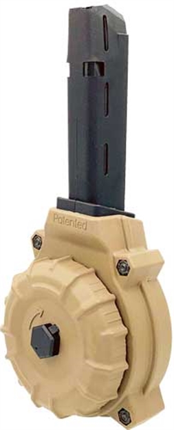 Picture of Pro Mag Mag Magazine For Glock 17 19 9Mm 50Rd Drum Fde DRM-A11-FDE