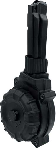 Picture of Pro Mag Mag Magazine S&W Shield Plus 9Mm 50Rd Drum Black Poly DRM-A77 708279015571