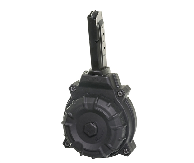 Picture of Promag Drma15 Standard  50Rd Drum 9Mm Luger Fits S&W M&P Shield Black Dupont Zytel Polymer DRM-A15 708279014468