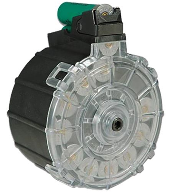 Picture of Promag Saia7 Standard  12Rd Drum 12 Gauge Fits Saiga Black Dupont Zytel Polymer SAI-A7 708279009952