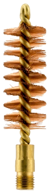 Picture of  Pro-Shot 28S Bore Brush  28 Gauge Shotgun #5/16-27 Thread Bronze Bristles Looped Tip Brass Core