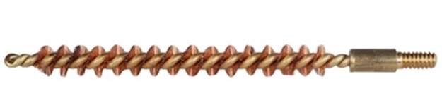 Picture of  Pro-Shot 6R Bore Brush  .243 Cal/ 6Mm Rifle #8-32 Thread Bronze Bristles Brass Core