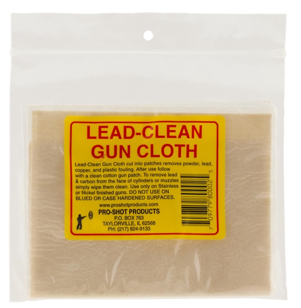 Picture of  Pro-Shot Lcc Lead Clean Gun Cloth Cotton 8.75" X 11.25" 709779800025