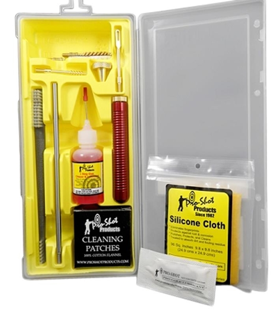 Picture of  Pro-Shot P22kit Classic Box Kit .22 Cal Pistol/Yellow Plastic Case 709779400829