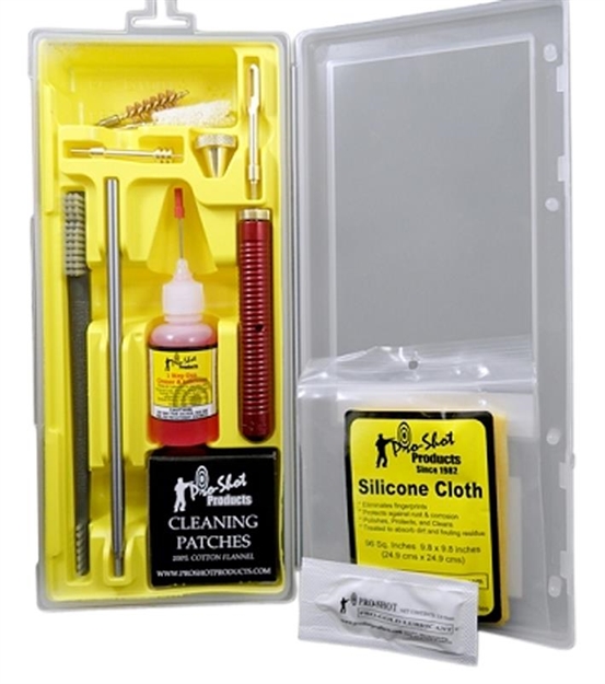 Picture of Pro-Shot P389kit Classic Box Kit .38/ .357/ 9Mm Cal Pistol/Yellow Plastic Case P38/9KIT 709779400836