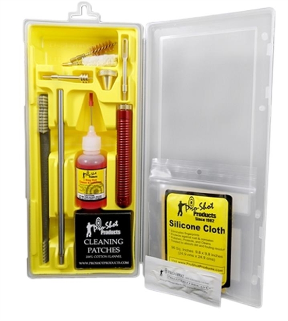 Picture of  Pro-Shot P45kit Classic Box Kit .45 Cal Pistol/Yellow Plastic Case 709779400850