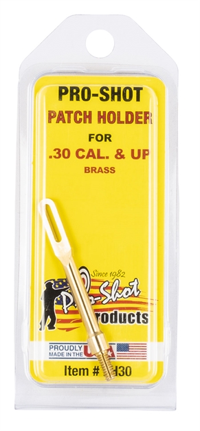 Picture of  Pro-Shot Ph30 Brass Patch Holder  .30 - .50 Cal Rifle/Pistol #8-32" Thread Brass