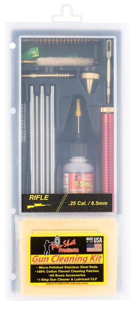 Picture of Pro-Shot R2565kit Classic Box Kit .25/ 6.5Mm Cal Rifle/Black Plastic Case R25/6.5KIT 709779400874