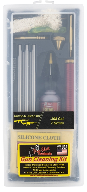 Picture of  Pro-Shot Tr308kit Tactical Classic Box Kit Multi-Caliber Rifle/Black Plastic Case