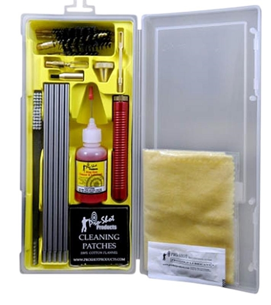 Picture of  Pro-Shot Psuvkit Universal Classic Box Kit Multi-Caliber Multi-Gauge/Yellow Plastic Case 709779400812