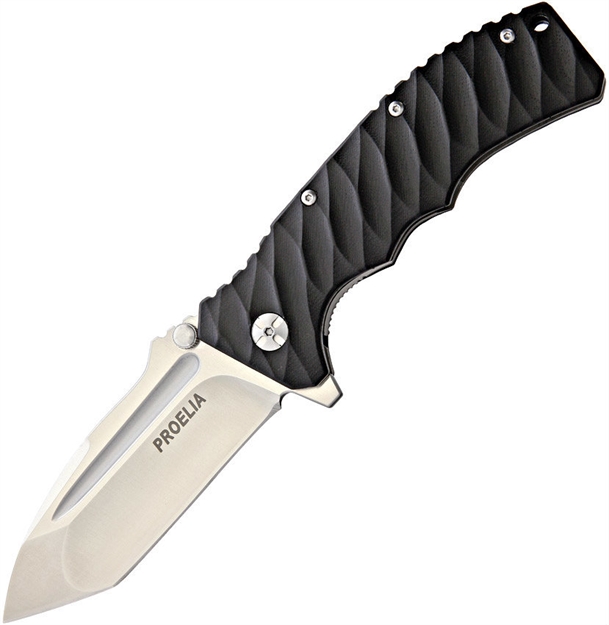 Picture of Proelia Tx010 Folder 4In Silver Tanto Blade Black G-10