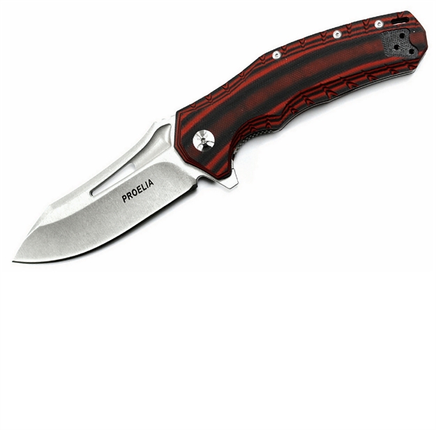 Picture of Proelia Tx020 Folder 4In SW Drop Blade Black-Red G-10