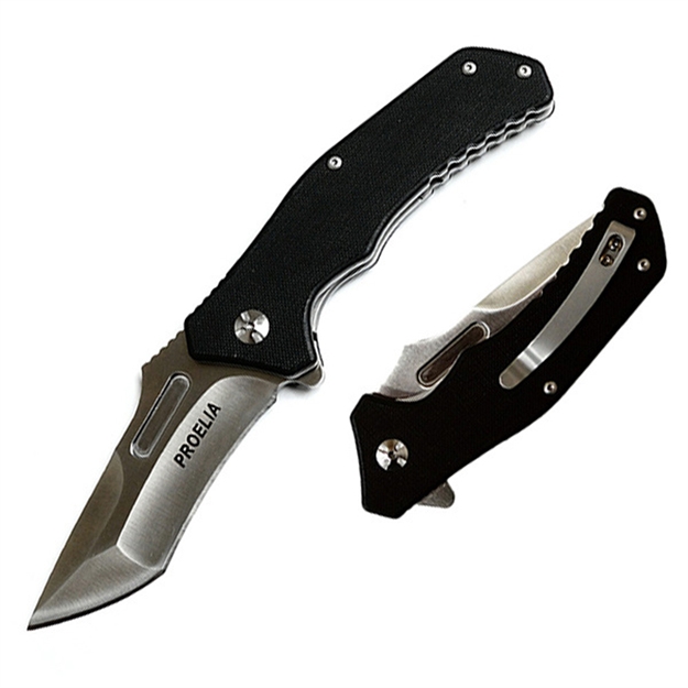 Picture of Proelia Tx030 Folder 4In Silver Blade Black G-10