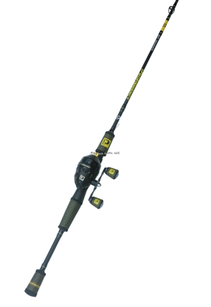 Picture of Profishiency 5'6" Spincast Combo, Im7 Graphite Rod, Metal Covered 4.1:1 Gear Ratio Reel, Prespooled 6Lb Test Braid Line