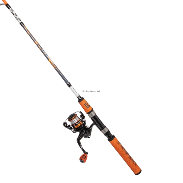 Picture of Profishiency 5Ft Bright Orange Premium Micro Spin Combo: Soft Padded Grips, MD LT Action Rod, Spin Reel, 6Lb Line, 3+1Bb, 5.2:1 GR