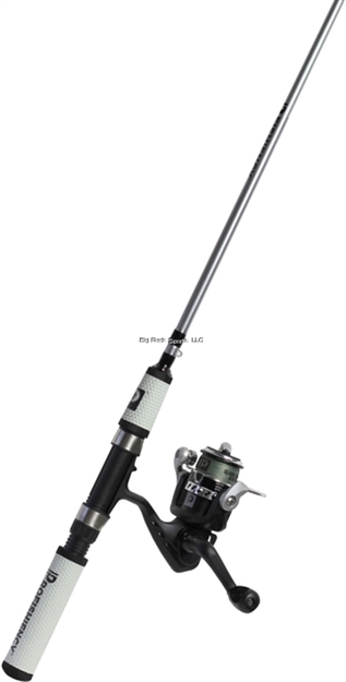 Picture of Profishiency 60" Micro Spinning Combo, 2 PC Light Action Fiberglass Rod, 2 Ball Bearings, 5.2:1 Gear Ratio, Padded Grips, 6Lb Braid