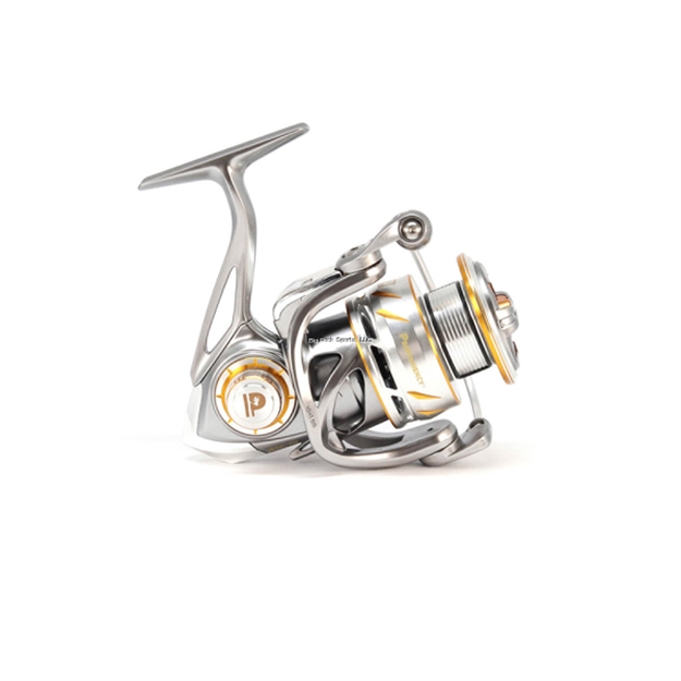 Picture of Profishiency A12-3K Magnesium Silver/Gold Spin Reel,Freshwater,6.2:1 Gear Ratio,10+1 B,Carbon Composite Rotor