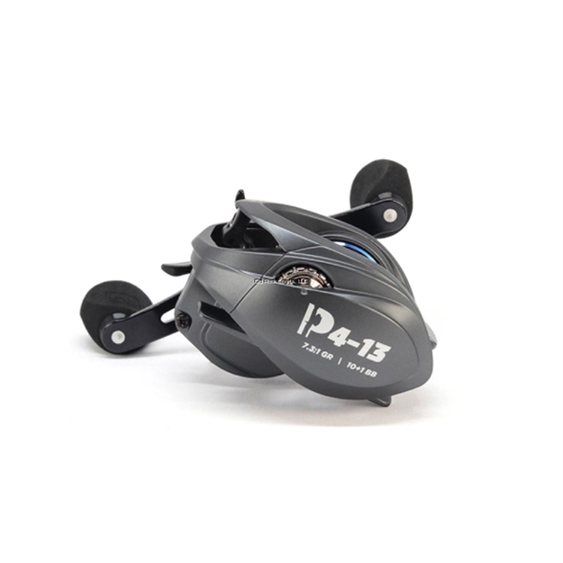 Picture of Profishiency P4-12 Baitcast Reel,6.4:1Gr, 10+1B,Zero Play Anti Reverse,Graphite Frame,Aluminum Spool, Right Retrieve