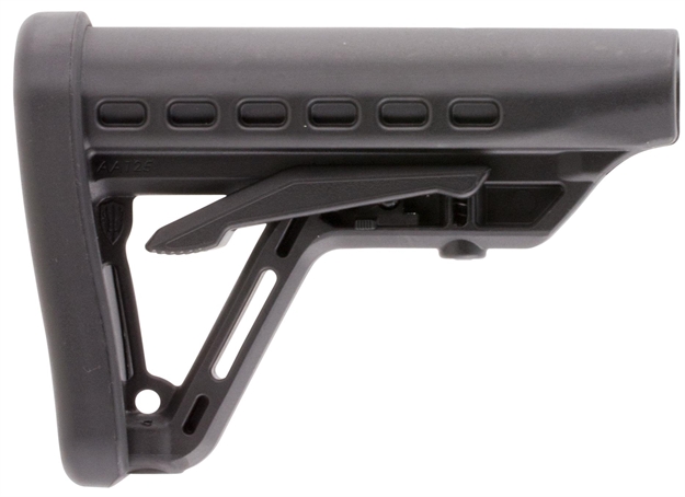 Picture of  Archangel Aa125 Low-Profile  Black Synthetic, 6 Position, Fits Ar-Platform With Commercial Tube 708279013249