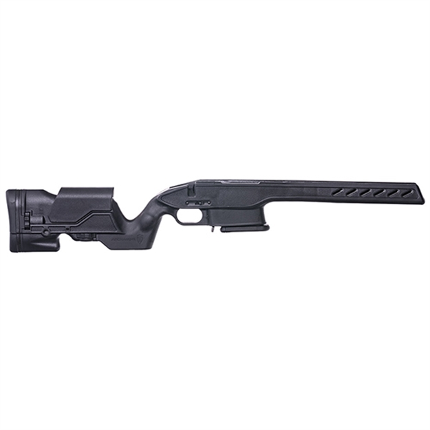 Picture of  Archangel Aas10 Precision Elite Black Synthetic Fixed W/Adjustable Cheek Riser Fits Savage 10/11 Short Action