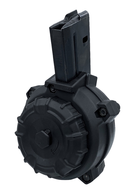 Picture of Promag Drma108   50Rd Drum 6.8 Spc Fits Ar-15 Black Dupont Zytel Polymer DRM-A108