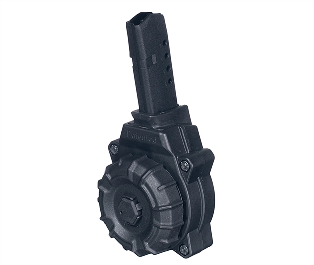 Picture of  Promag Drma34 Standard  30Rd Drum 9Mm Luger Compatible W/ Glock 43 Black Dupont Zytel Polymer 708279014840