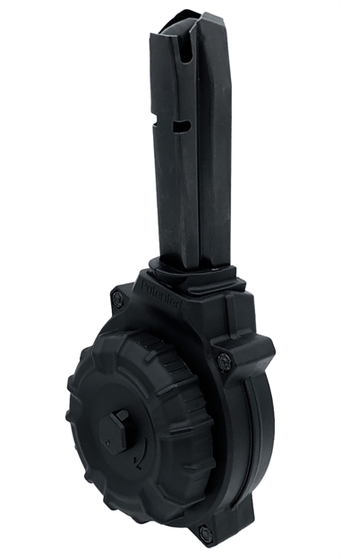 Picture of Promag Drma64   50Rds Drum 40 S&W Black Polymer DRM-A64