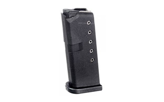 Picture of Promag Glk12 Standard  6Rd 9Mm Luger Compatible W/ Glock 43 Black Dupont Zytel Polymer GLK 12 708279013935