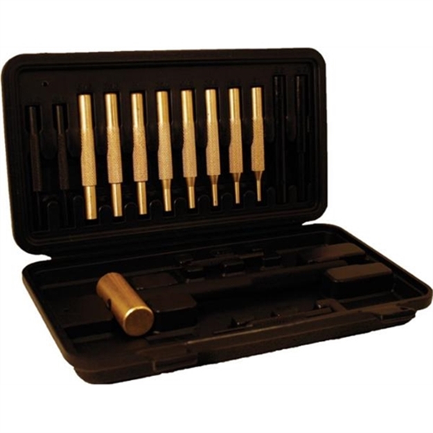 Picture of Promag Gunsmith Brass Hammer Set 14Pc Punch Set