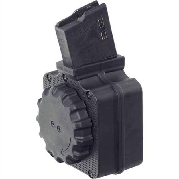 Picture of Promag Drma1 Standard  50Rd Drum 308 Win/7.62X51mm Nato Fits Ar-10 Black Dupont Zytel Polymer DRM-A1